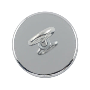 RB50EB Ceramic Round Base Magnet with Eyebolt - Top View