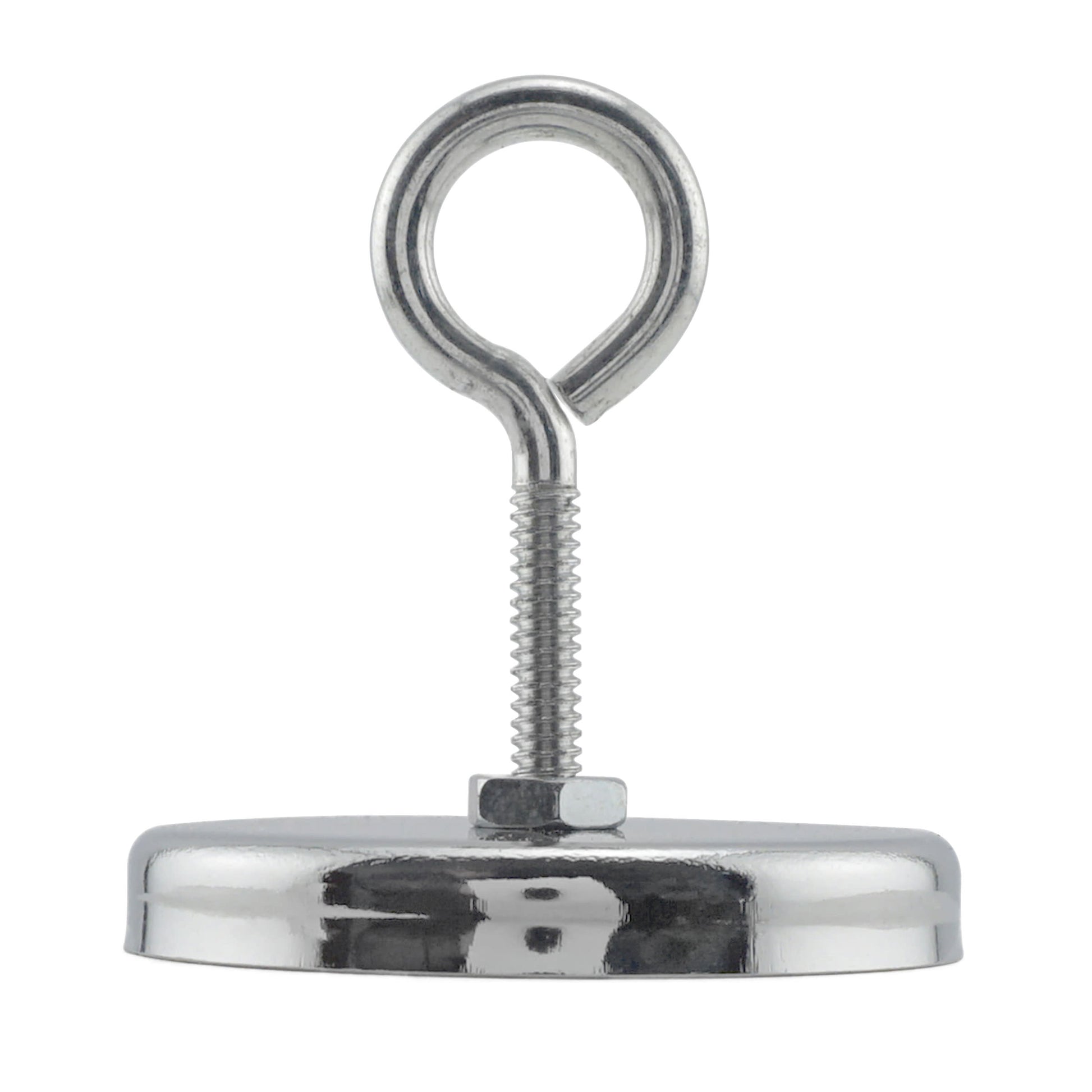 Load image into Gallery viewer, RB50EB Ceramic Round Base Magnet with Eyebolt - Front View