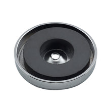 Load image into Gallery viewer, RB44C Ceramic Round Base Magnet with Female Thread - Bottom View
