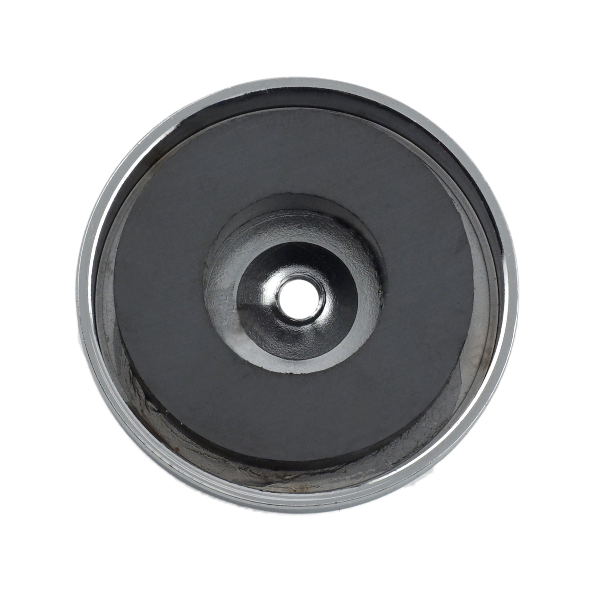 Load image into Gallery viewer, RB44C Ceramic Round Base Magnet with Female Thread - Top View