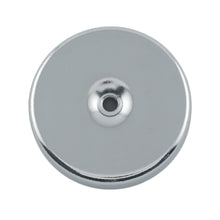 Load image into Gallery viewer, RB44C Ceramic Round Base Magnet with Female Thread - Top View