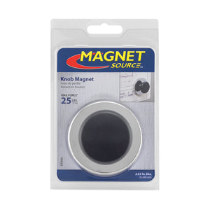 07505 Ceramic Round Base Magnet with Knob - Packaging