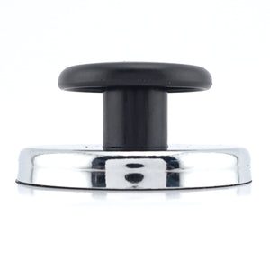 07505 Ceramic Round Base Magnet with Knob - Front View