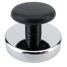 Load image into Gallery viewer, HMKR-45 Ceramic Round Base Magnet with Knob - 45 Degree Angle View