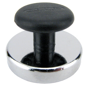 HMKR-45 Ceramic Round Base Magnet with Knob - 45 Degree Angle View