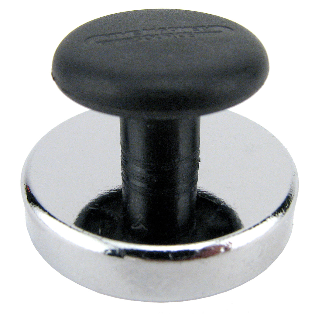 HMKR-45 Ceramic Round Base Magnet with Knob - 45 Degree Angle View