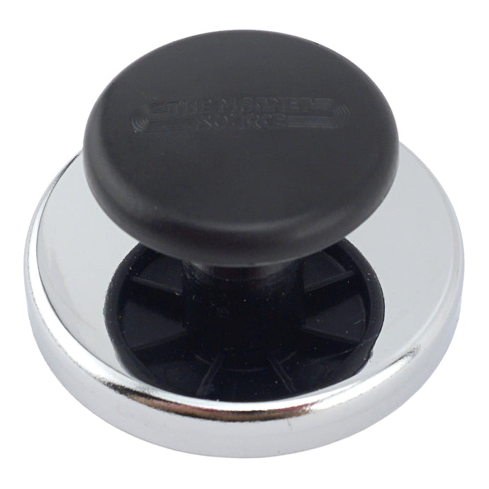 HMKR-70 Ceramic Round Base Magnet with Knob - 45 Degree Angle View