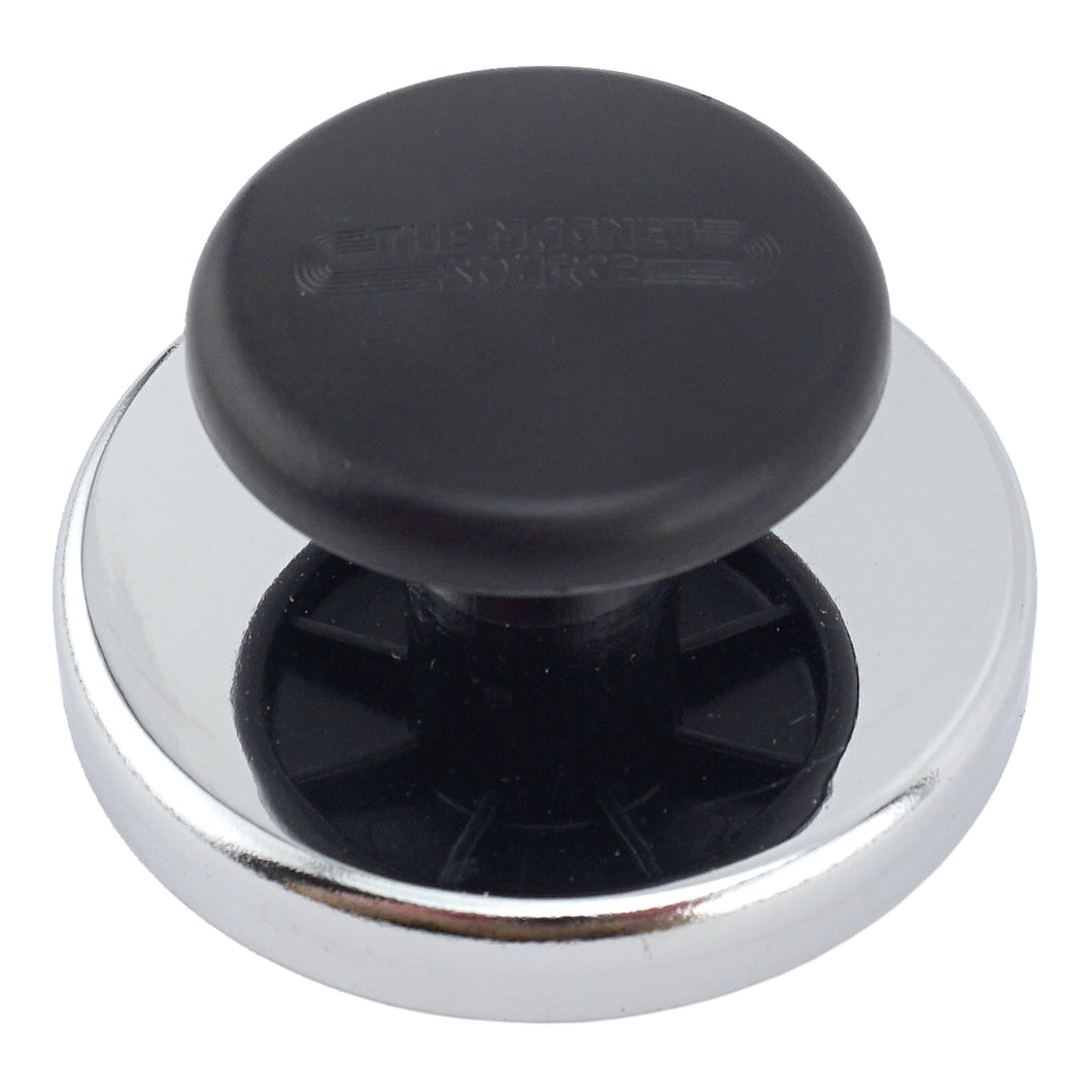 HMKR-70 Ceramic Round Base Magnet with Knob - 45 Degree Angle View