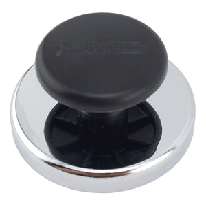 HMKR-70 Ceramic Round Base Magnet with Knob - 45 Degree Angle View