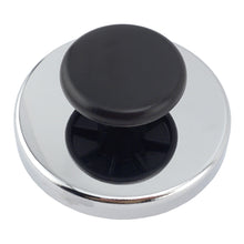 Load image into Gallery viewer, HMKR-80 Ceramic Round Base Magnet with Knob - 45 Degree Angle View