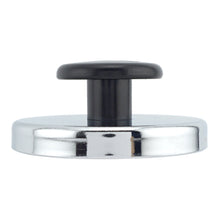 Load image into Gallery viewer, HMKR-80 Ceramic Round Base Magnet with Knob - Front View
