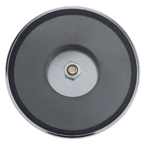 HMKR-80 Ceramic Round Base Magnet with Knob - Bottom View