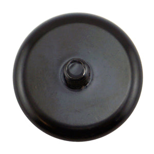 CACM098BPC Ceramic Round Base Magnet with Male Thread - Bottom View