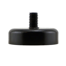 Load image into Gallery viewer, CACM098S01BPC Ceramic Round Base Magnet with Male Thread - Side View