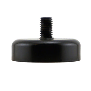 CACM098S01BPC Ceramic Round Base Magnet with Male Thread - Side View