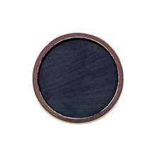 Load image into Gallery viewer, CACM098S01 Ceramic Round Base Magnet with Male Thread - Top View