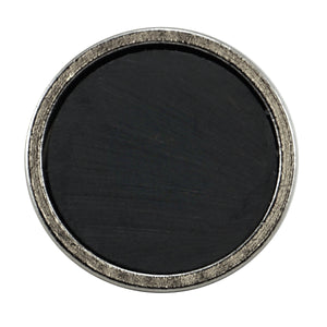 CACM098 Ceramic Round Base Magnet with Male Thread - Top View