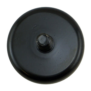 CACM126BPC Ceramic Round Base Magnet with Male Thread - Bottom View