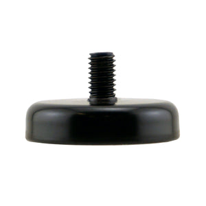 CACM126S01BPC Ceramic Round Base Magnet with Male Thread - Side View