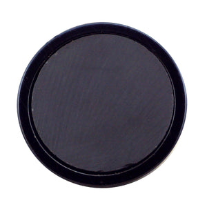 CACM126S01BPC Ceramic Round Base Magnet with Male Thread - Top View