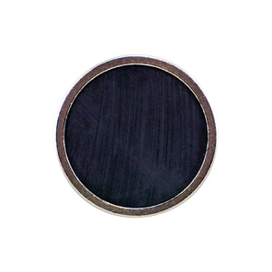 CACM126S01 Ceramic Round Base Magnet with Male Thread - Top View