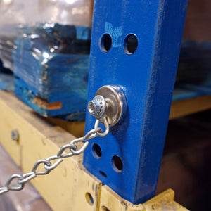 CACM141 Ceramic Round Base Magnet with Male Thread - In Use