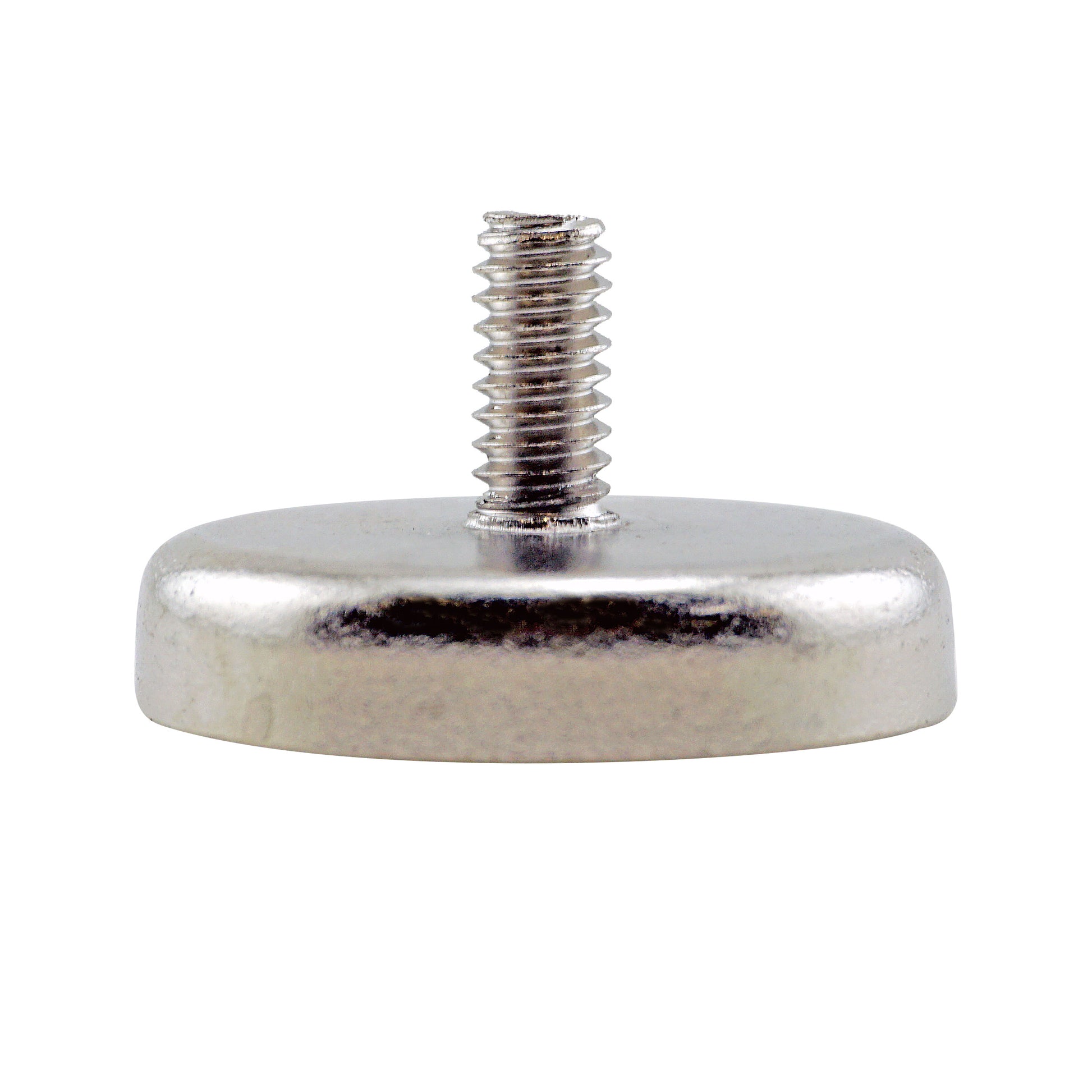 Load image into Gallery viewer, CACM141 Ceramic Round Base Magnet with Male Thread - Front View