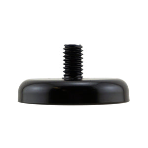 CACM165BPC Ceramic Round Base Magnet with Male Thread - Side View