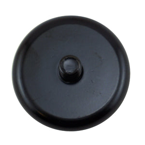 CACM165BPC Ceramic Round Base Magnet with Male Thread - Bottom View