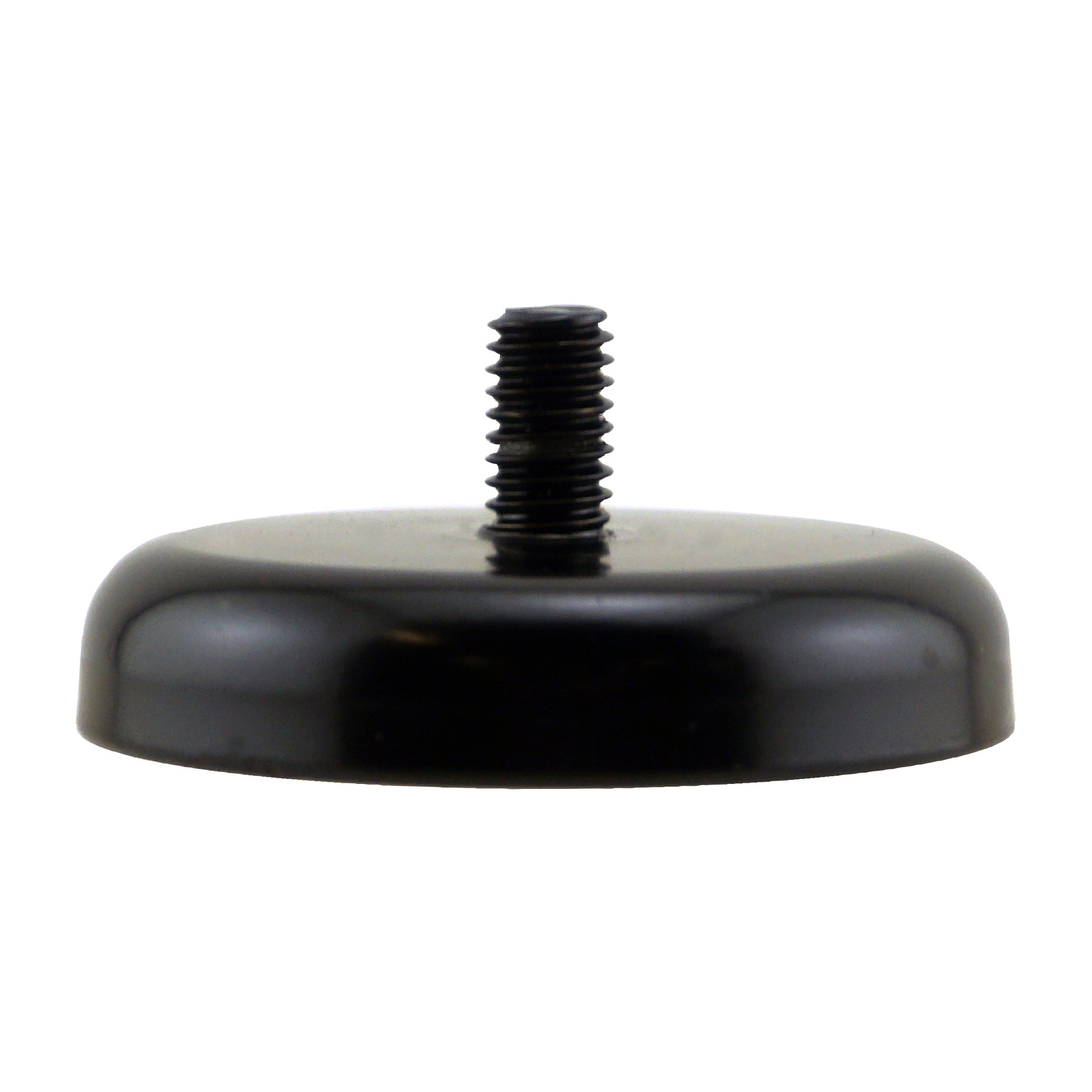 Load image into Gallery viewer, CACM165S01BPC Ceramic Round Base Magnet with Male Thread - Side View