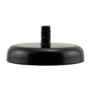 CACM165S01BPC Ceramic Round Base Magnet with Male Thread - Side View