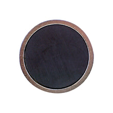 Load image into Gallery viewer, CACM165S01 Ceramic Round Base Magnet with Male Thread - Top View