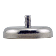 Load image into Gallery viewer, CACM165S01 Ceramic Round Base Magnet with Male Thread - Front View