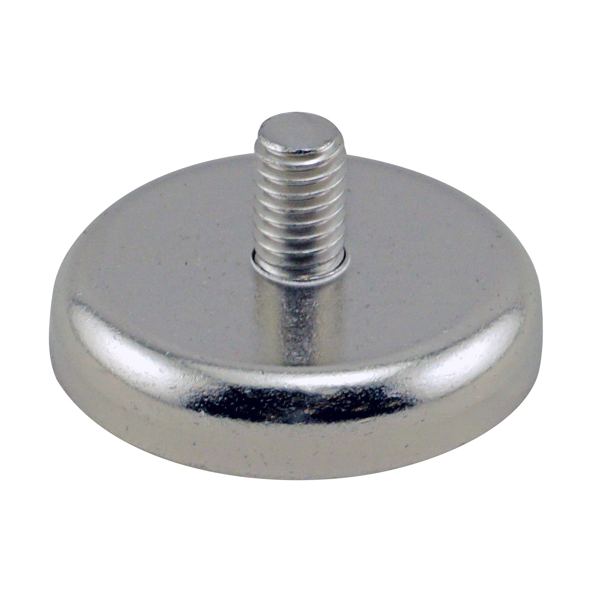 Load image into Gallery viewer, CACM165 Ceramic Round Base Magnet with Male Thread - 45 Degree Angle View