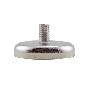 CACM165 Ceramic Round Base Magnet with Male Thread - Front View