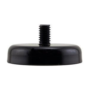 CACM189BPC Ceramic Round Base Magnet with Male Thread - Side View