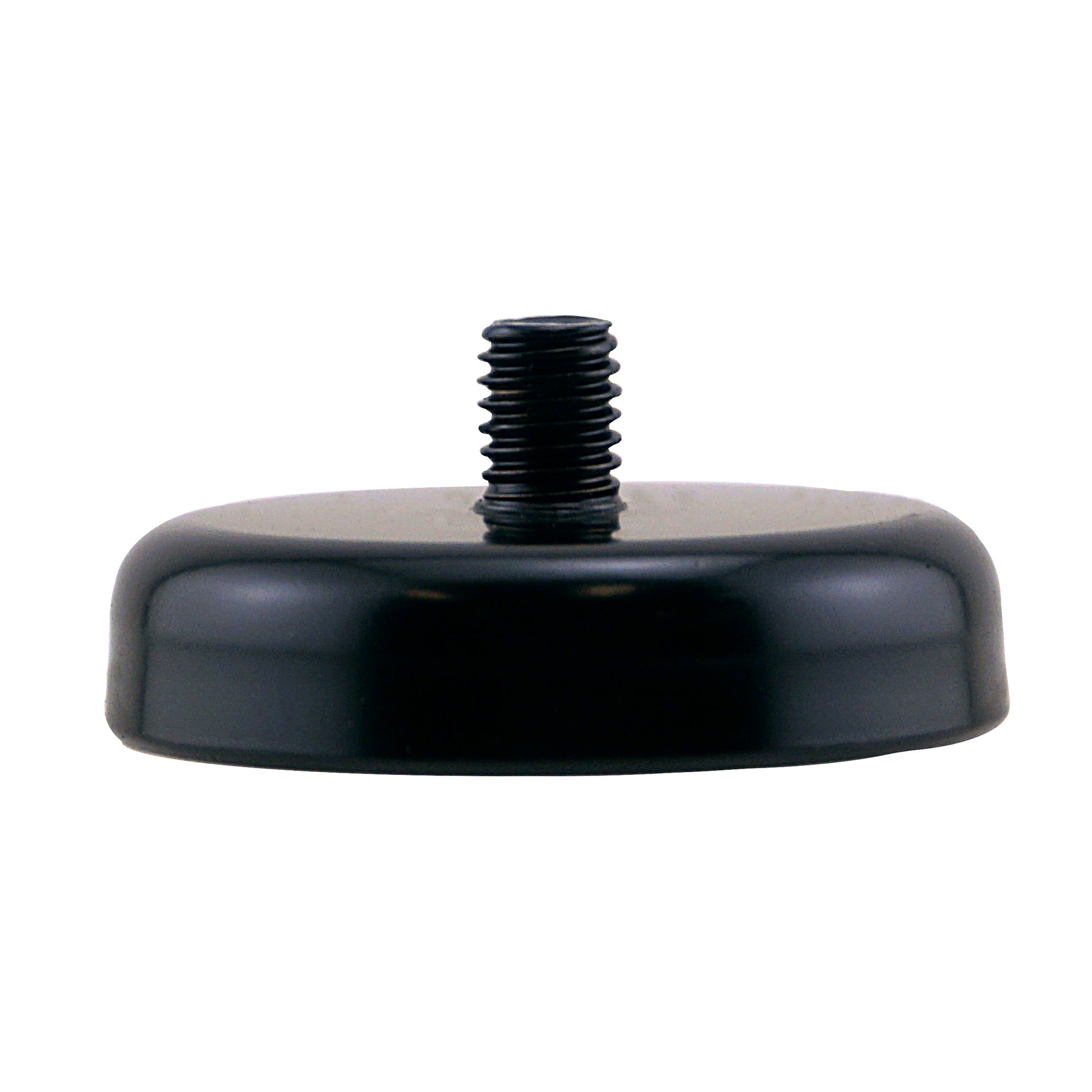 Load image into Gallery viewer, CACM189S01BPC Ceramic Round Base Magnet with Male Thread - Side View
