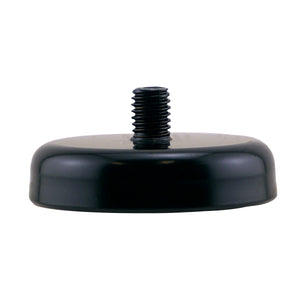 CACM189S01BPC Ceramic Round Base Magnet with Male Thread - Side View