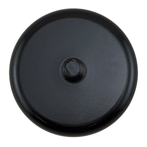 CACM189S01BPC Ceramic Round Base Magnet with Male Thread - Bottom View