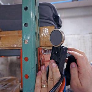 CACM189 Ceramic Round Base Magnet with Male Thread - In Use
