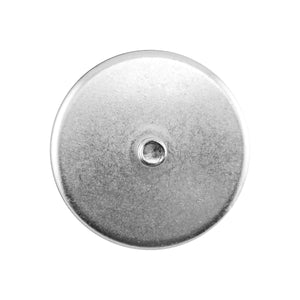CACM189 Ceramic Round Base Magnet with Male Thread - Top View
