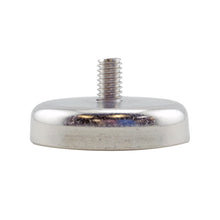 Load image into Gallery viewer, CACM189 Ceramic Round Base Magnet with Male Thread - Front View