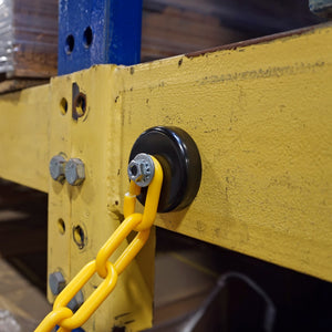 CACM200BPC Ceramic Round Base Magnet with Male Thread - In Use