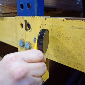 CACM200BPC Ceramic Round Base Magnet with Male Thread - In Use