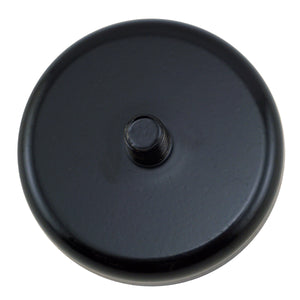 CACM200S01BPC Ceramic Round Base Magnet with Male Thread - Bottom View