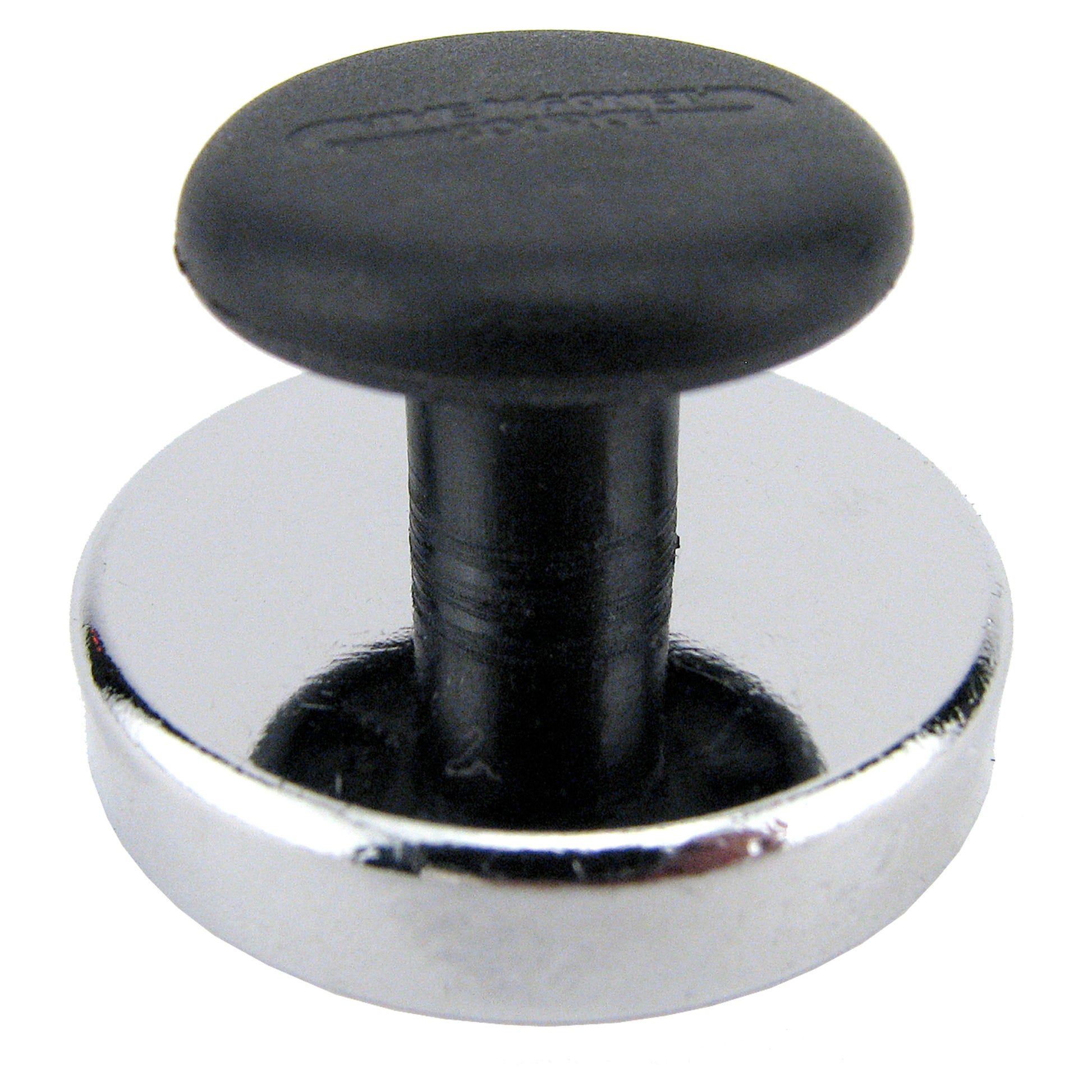 Load image into Gallery viewer, HMKR-45X4 Ceramic Round Base Magnets with Knob (4pk) - 45 Degree Angle View