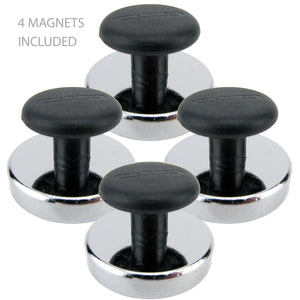 HMKR-45X4 Ceramic Round Base Magnets with Knob (4pk) - Main View