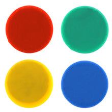 Load image into Gallery viewer, 07591 Ceramic Rubber Coated Disc Magnets (4pk) - Bottom View