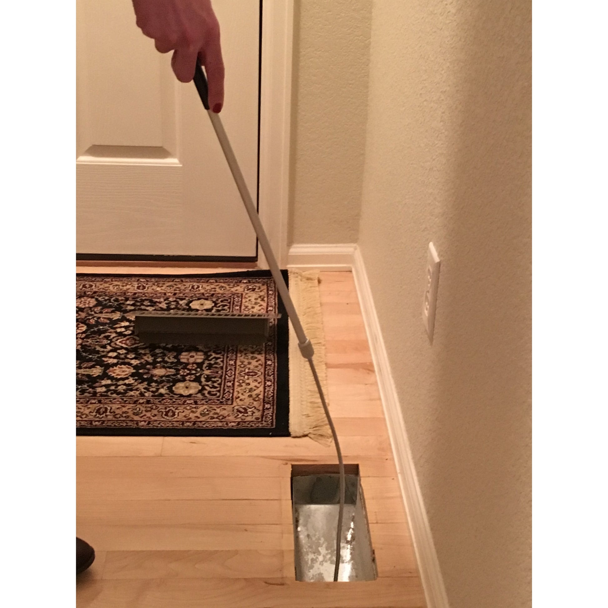Load image into Gallery viewer, 07569 Extendable, Bendable Magnetic Pick-Up Tool with Locking Nut - In Use
