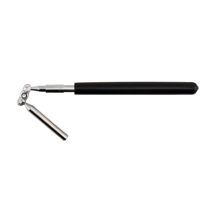 07256 Extendable Magnetic Pick-Up Tool with Locking Hinge - 45 Degree Angle View